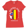 belgium national team youth 2018 fifa world cup Ladies Fitted T-Shirt