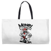 rich cat Weekender Totes