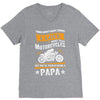 Motorcycles Papa V-Neck Tee