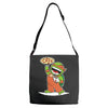 michelangelo's pizza Adjustable Strap Totes