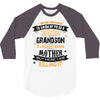 Super Cool Grandson Of A Freaking Awesome Mother 3/4 Sleeve Shirt