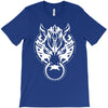 fenrir wolf motif T-Shirt
