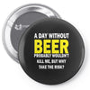 a day without beer Pin-back button