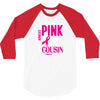 I Wear Grey For My Cousin (Brain Cancer Awareness) 3/4 Sleeve Shirt