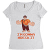 i'm gonna wreck it ralph Women's Triblend Scoop T-shirt