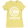 capsule corps dbz dragon ball manga anime Ladies Fitted T-Shirt