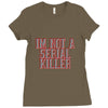 i'm not a serial killer Ladies Fitted T-Shirt