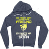 vater und sohn 6 Zipper Hoodie