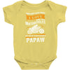 Motorcycles Papaw Baby Onesie
