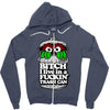 get a job, grouch! Zipper Hoodie
