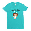 class o f 2018 cool girl Ladies Fitted T-Shirt
