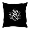 rltw bicycle circle kaleidospoke Throw Pillow