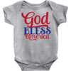 god bless america Baby Bodysuit