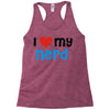 i love my nerd Racerback Tank