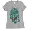 hul kat Ladies Fitted T-Shirt