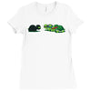 tortoise caught Ladies Fitted T-Shirt