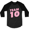 team 10 light pink 3/4 Sleeve Shirt