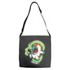 salmon likes wasabi Adjustable Strap Totes