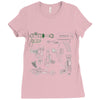 rayguns Ladies Fitted T-Shirt