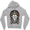 smokin pipes n feathers Zipper Hoodie