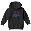 don't be jealous just because i'm a super cute november girl Youth Hoodie