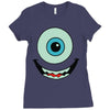 mike wazowski monstres Ladies Fitted T-Shirt
