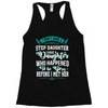 i don't have stepdaughter funny gift for stepdad. Racerback Tank