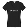 science coexist Women's V-Neck T-Shirt