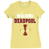 the walking deapool Ladies Fitted T-Shirt