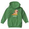 yoga pug exhale Youth Hoodie