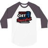 star spangled hammered 3/4 Sleeve Shirt