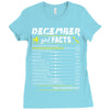 December Girl Facts Sagittarius Ladies Fitted T-Shirt
