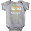 to protect and serve the rich Baby Bodysuit