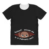 February Peeking Out Baby Boy All Over Women's T-shirt