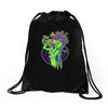 scared straight Drawstring Bags