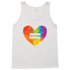Rainbow Equality Heart Tank Top