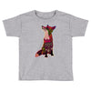 floral fox Toddler T-shirt