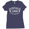 vintage aged to perfection Ladies Fitted T-Shirt