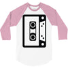 retro cassette 3/4 Sleeve Shirt