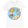 summer ornament Ladies Fitted T-Shirt