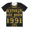 kings are born in 1991 All Over Women's T-shirt