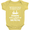 fishing funny Baby Bodysuit