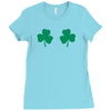 shamrock boobs Ladies Fitted T-Shirt