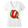 utica devils ahl hockey Women's V-Neck T-Shirt
