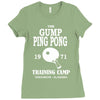 forrest gump   ping pong camp   cult film Ladies Fitted T-Shirt