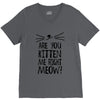 are you kitten me girls V-Neck Tee