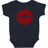 falling confucius Baby Bodysuit