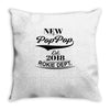 New Pop Pop 2018 Rokie Dept. Throw Pillow