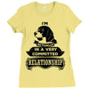I Am Beagle Actually In A Very Commited Relationship Ladies Fitted T-Shirt