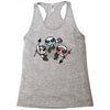 power war boys Racerback Tank